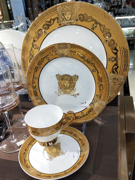 versace dinner set sale|gianni versace dinner plate set.